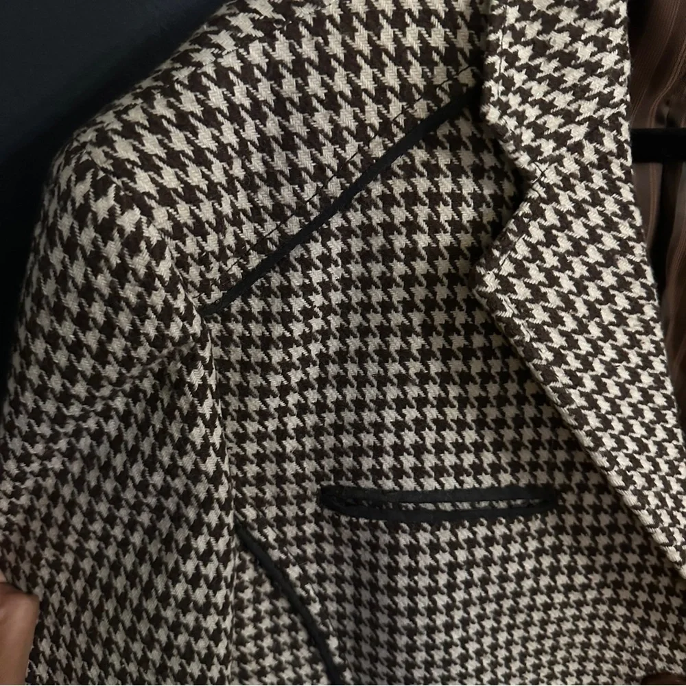 Vintage Venezzi Men's Houndstooth Blazer | Size Medium